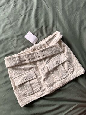 *NWT* corduroy micro mini Y2K skirt